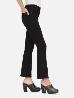 Women FRAME Le Crop Mini Boot in Film Noir