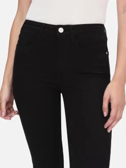 Women FRAME Le Crop Mini Boot in Film Noir