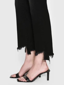 Women FRAME Le Crop Mini Boot in Tilt Stiletto Hem