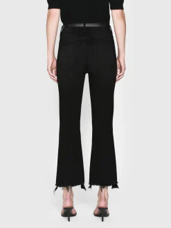 Women FRAME Le Crop Mini Boot in Tilt Stiletto Hem