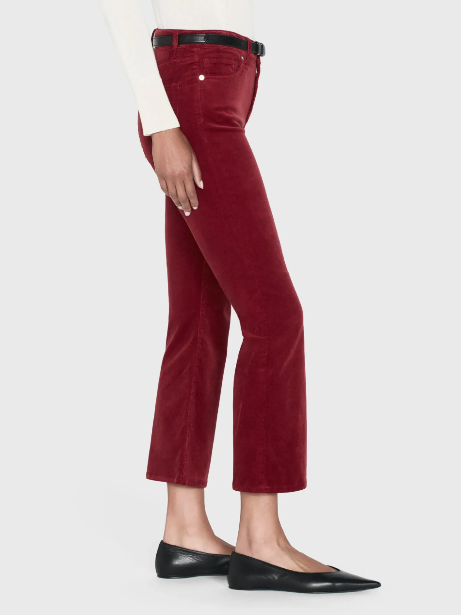 Women FRAME Le Crop Mini Boot Corduroy in