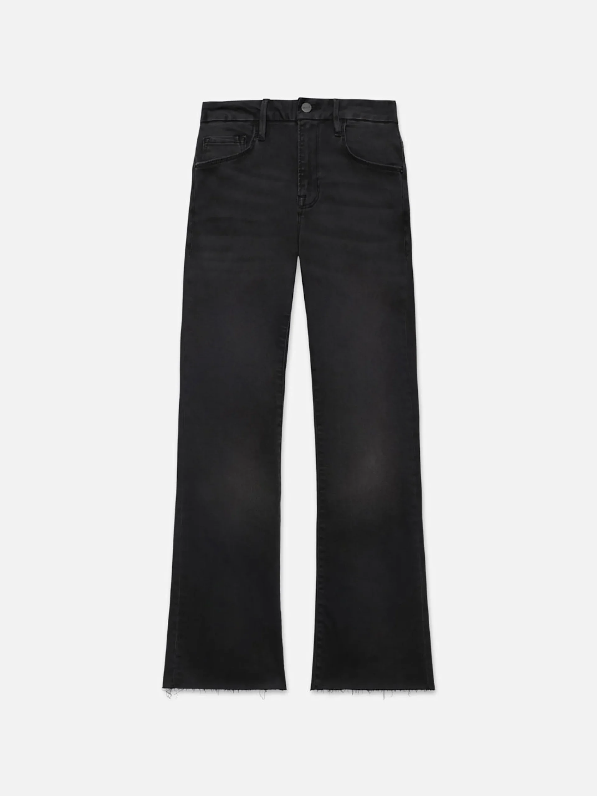 Women FRAME Le Crop Mini Boot Raw Edge in