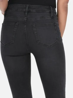 Women FRAME Le Crop Mini Boot Raw Edge in