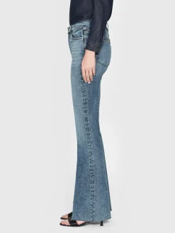 Women FRAME Le Easy Flare in Rowley Raw After