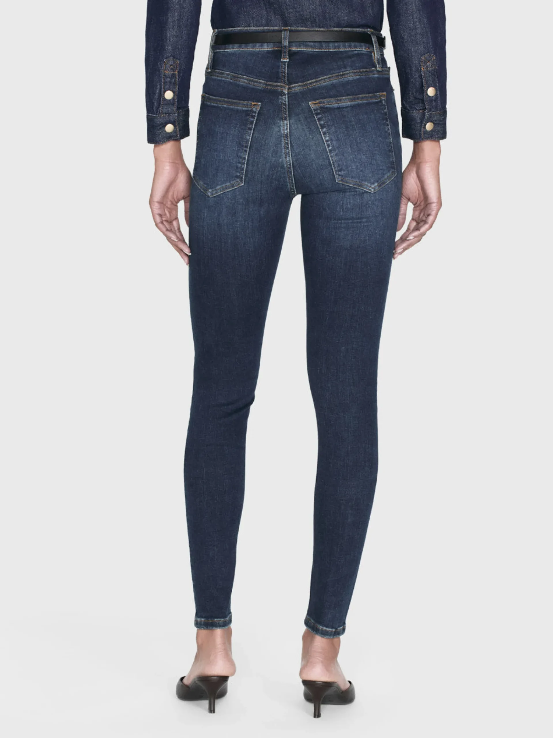 Women FRAME Le High Skinny in