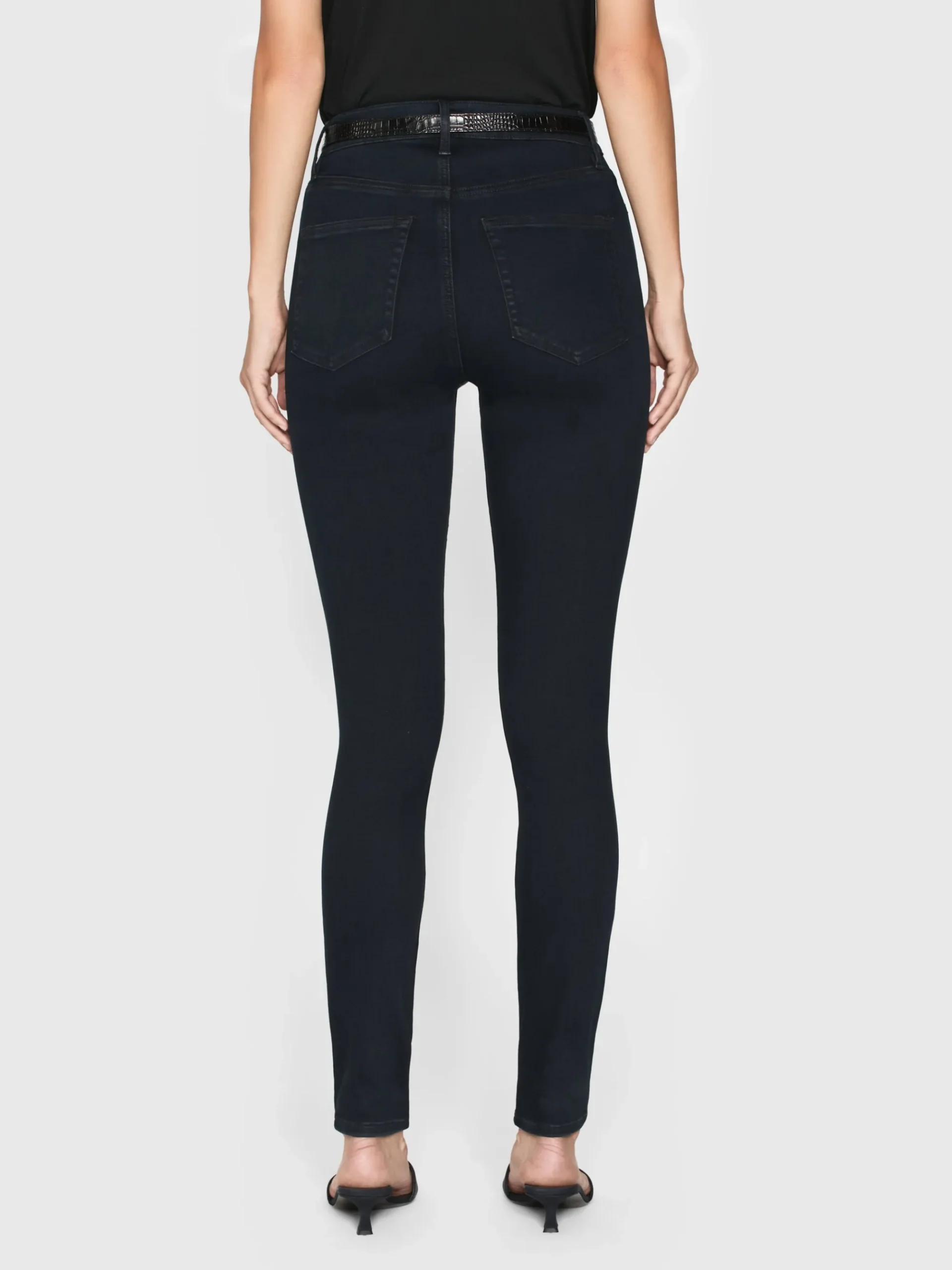 Women FRAME Le High Skinny in Slow Days