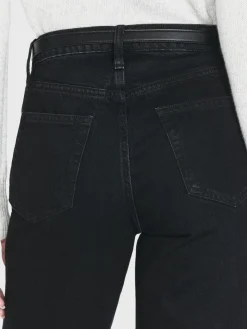 Women FRAME Le Jane Crop Raw Fray in