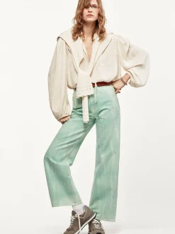 Women FRAME Le Jane Wide Crop in