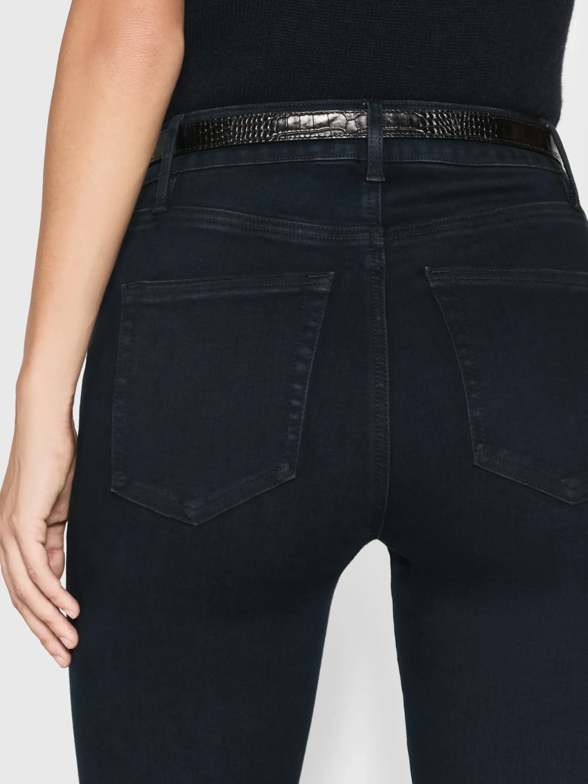 Women FRAME Le Mini Boot Outseam Slit in Slow Days