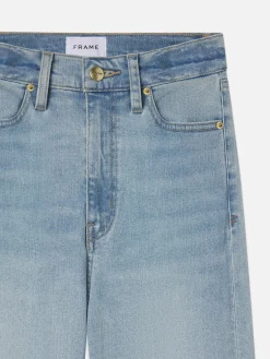 Women FRAME Le Palazzo Crop in Blue Springs