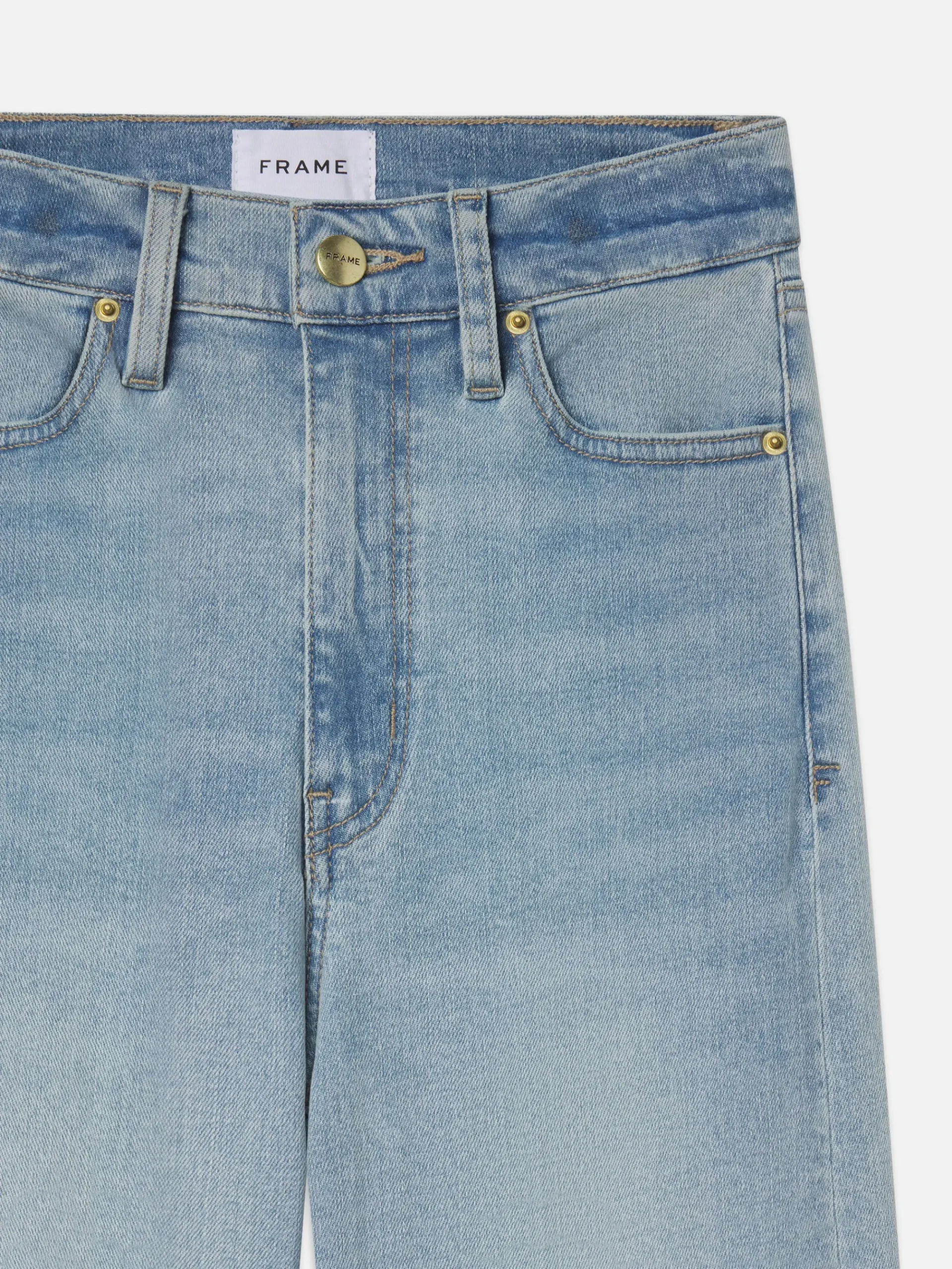 Women FRAME Le Palazzo Crop in Blue Springs