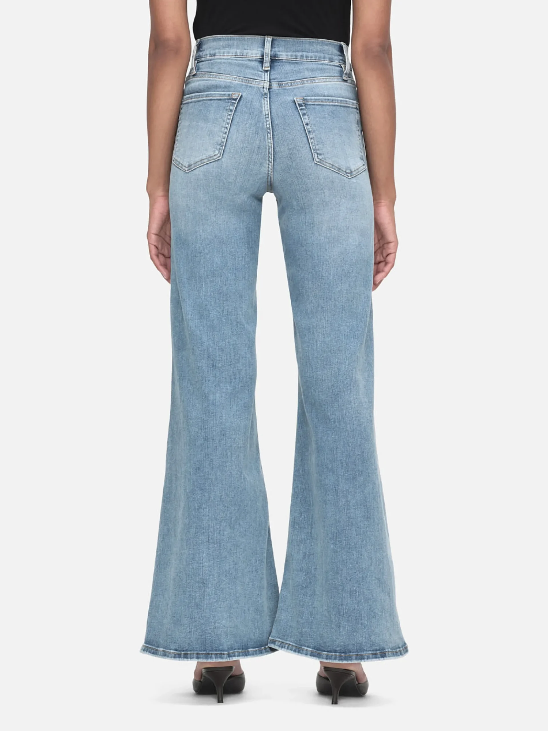 Women FRAME Le Palazzo Crop in