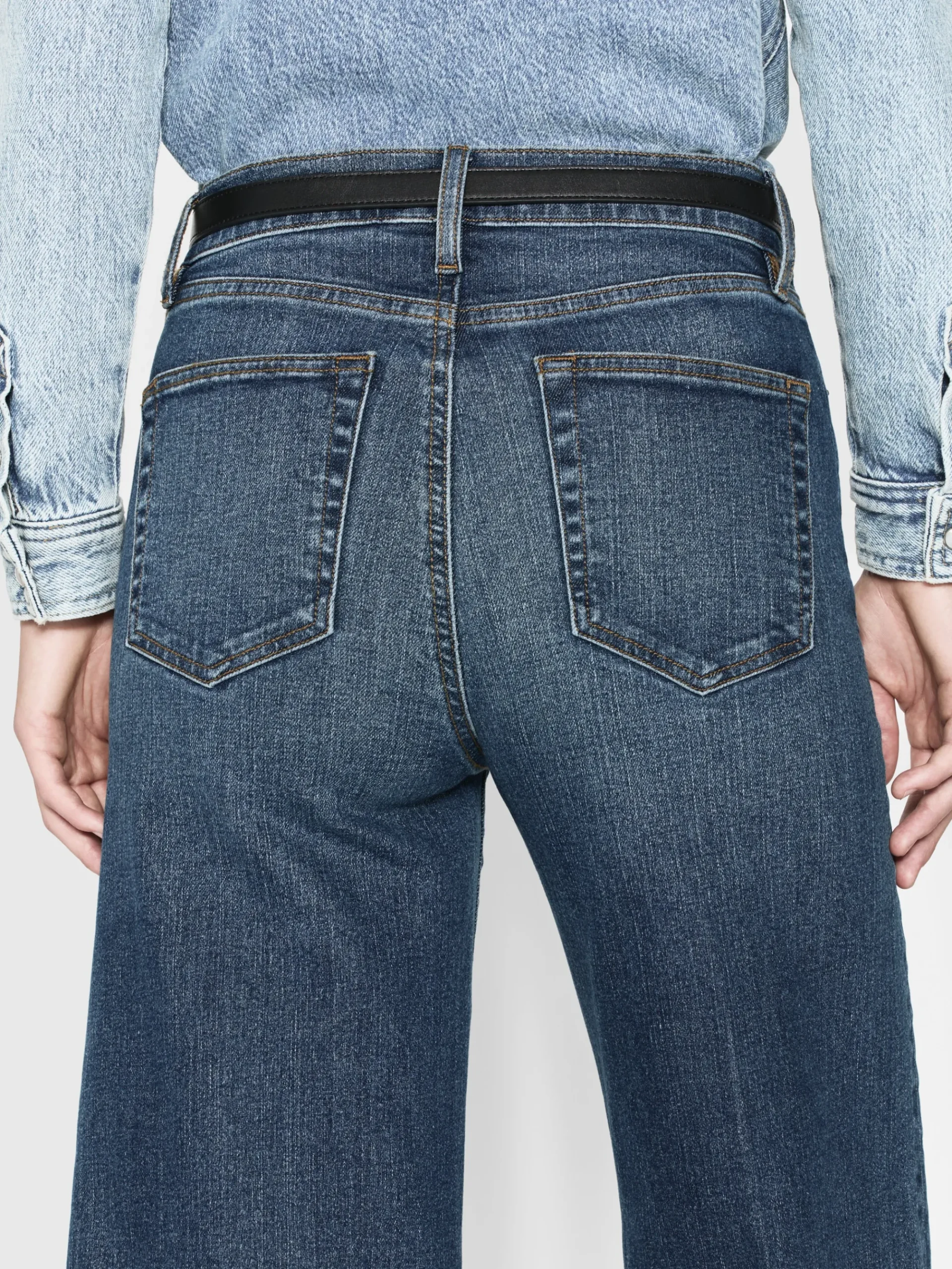 Women FRAME Le Palazzo Crop in