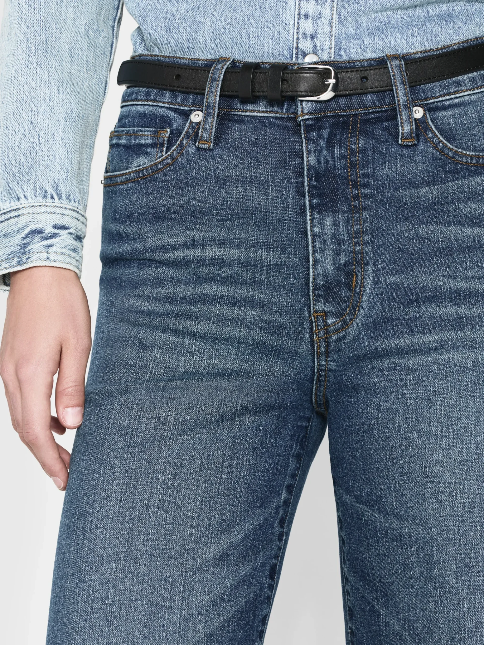 Women FRAME Le Palazzo Crop in