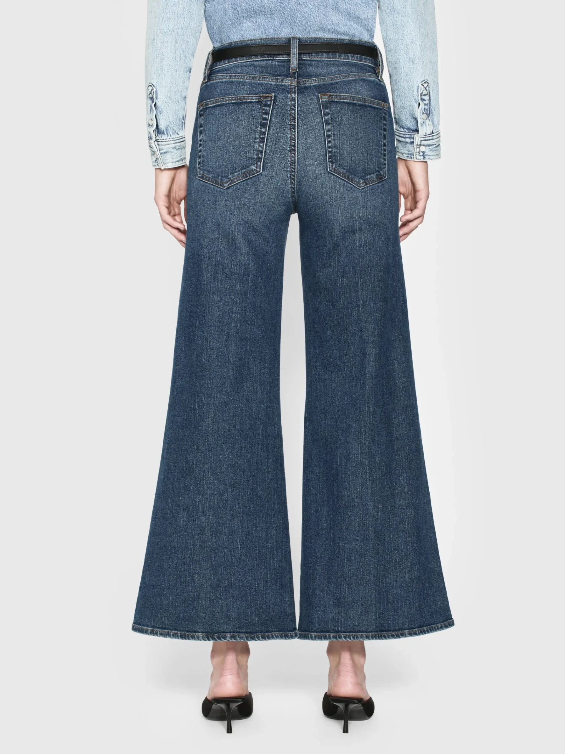 Women FRAME Le Palazzo Crop in