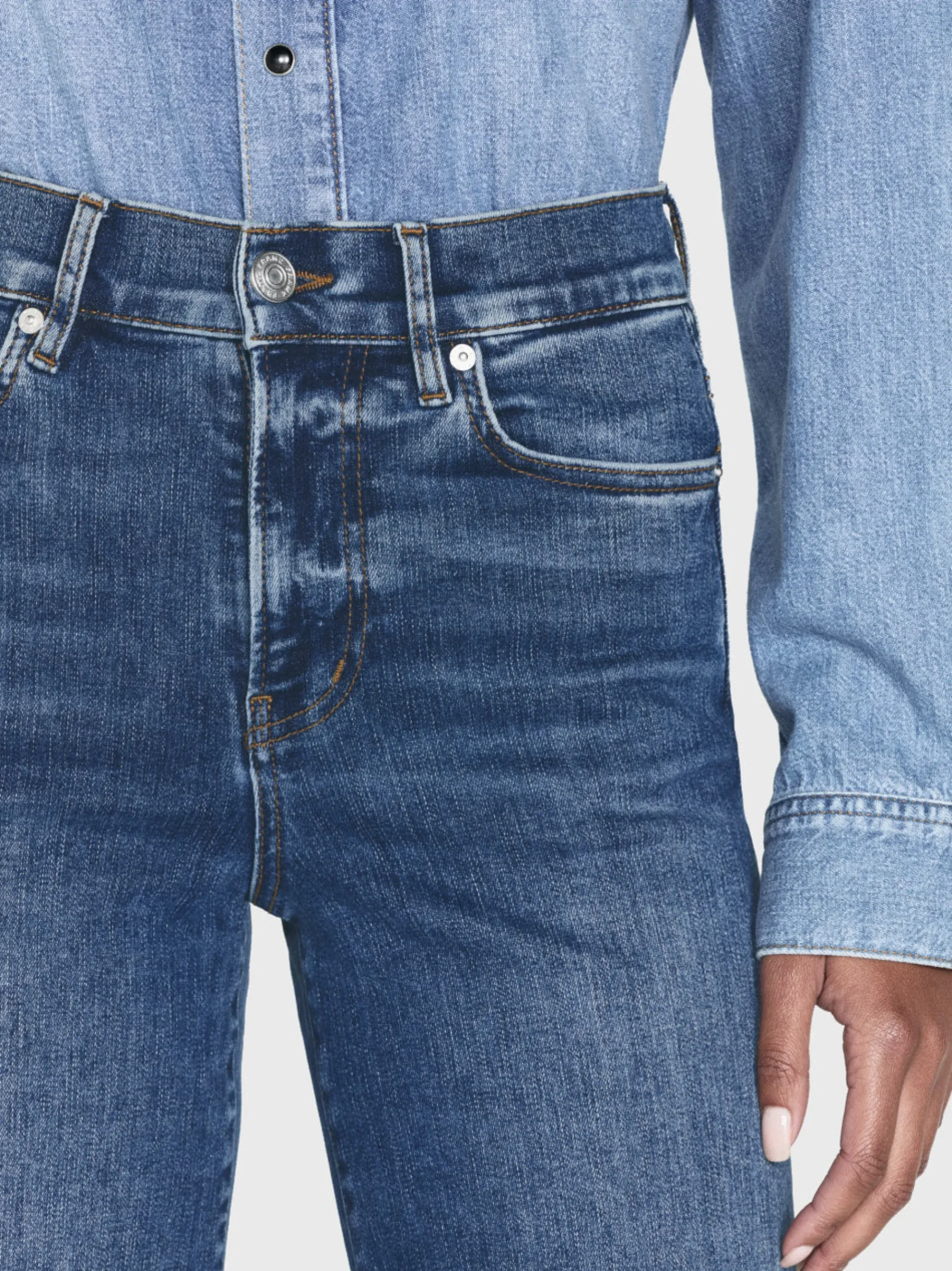 Women FRAME Le Palazzo Crop in