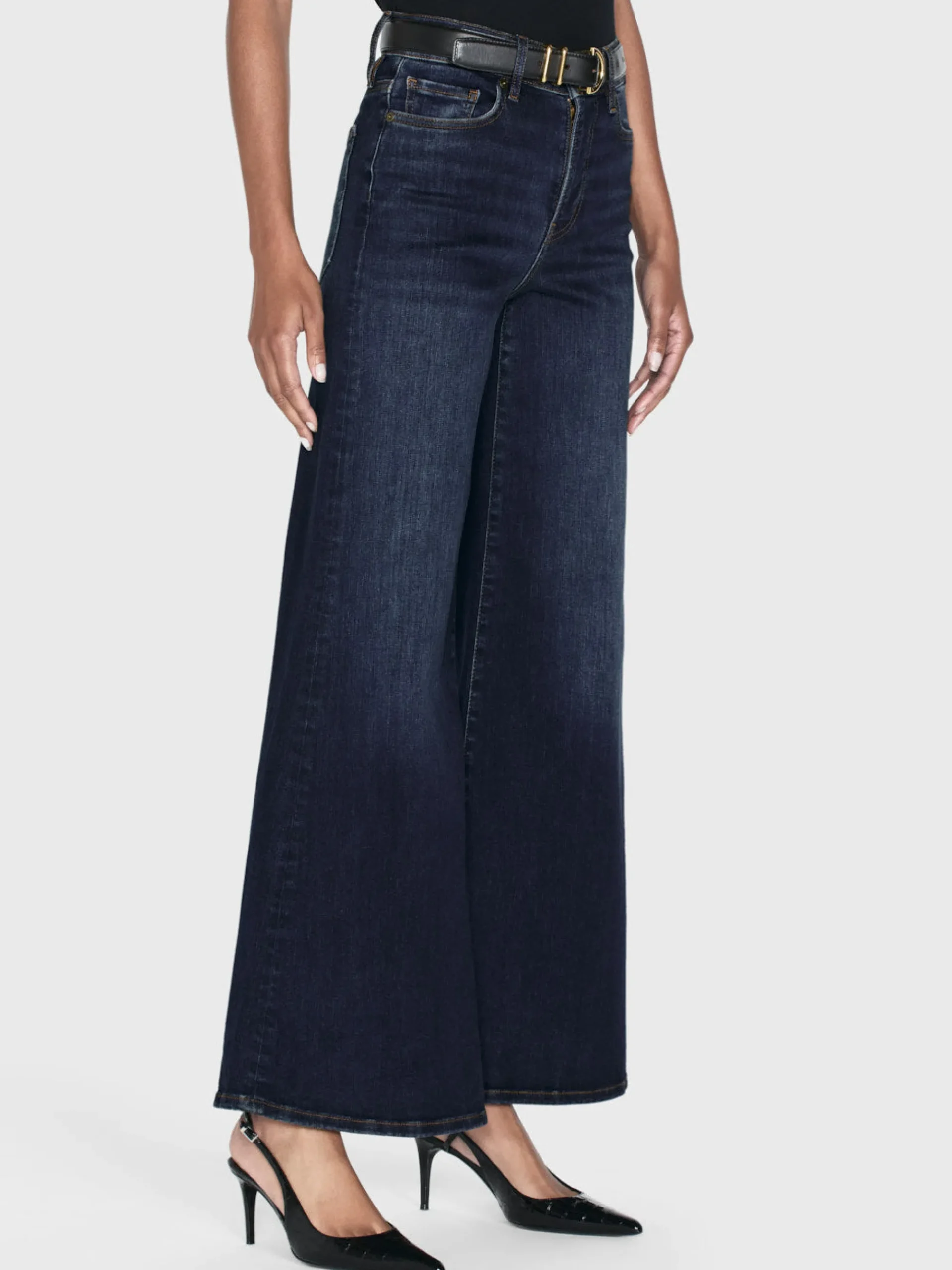 Women FRAME Le Palazzo Crop in