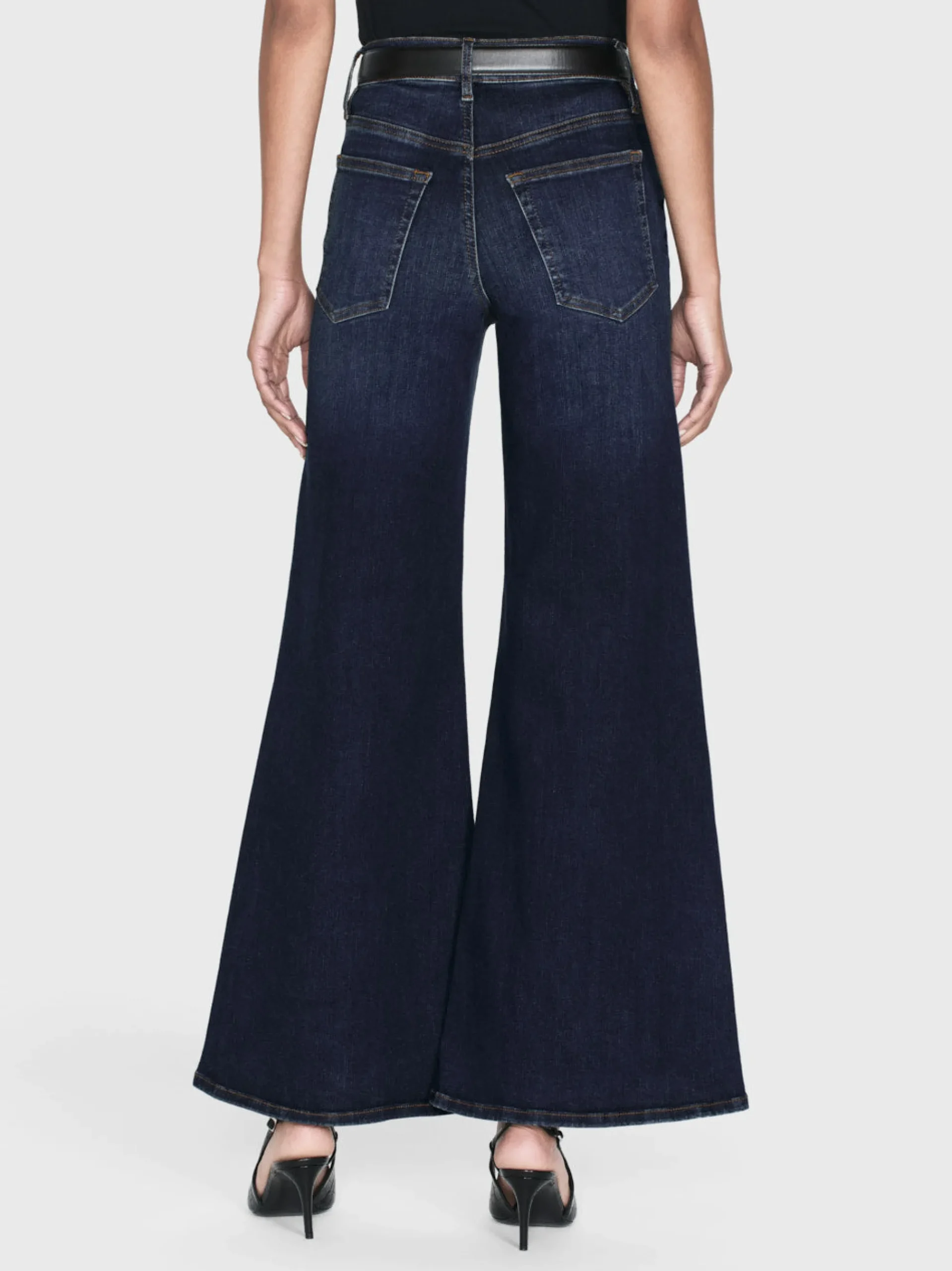 Women FRAME Le Palazzo Crop in