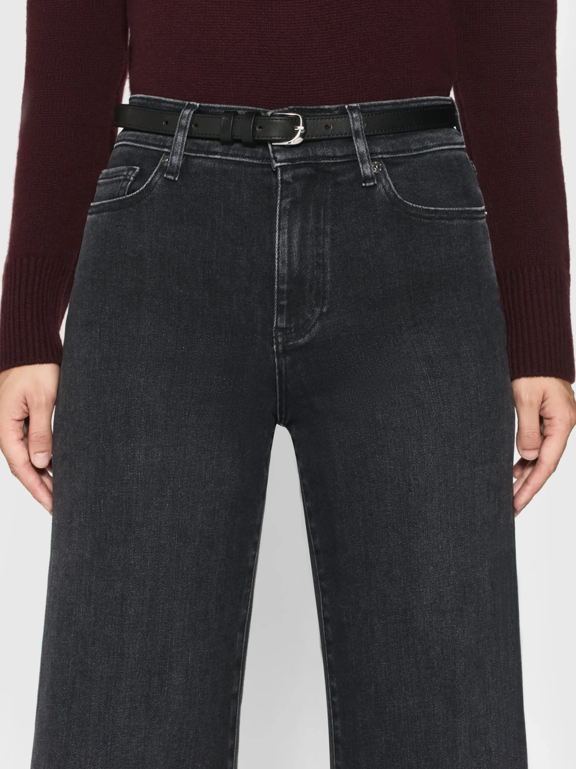 Women FRAME Le Palazzo Crop in Radio Raw After