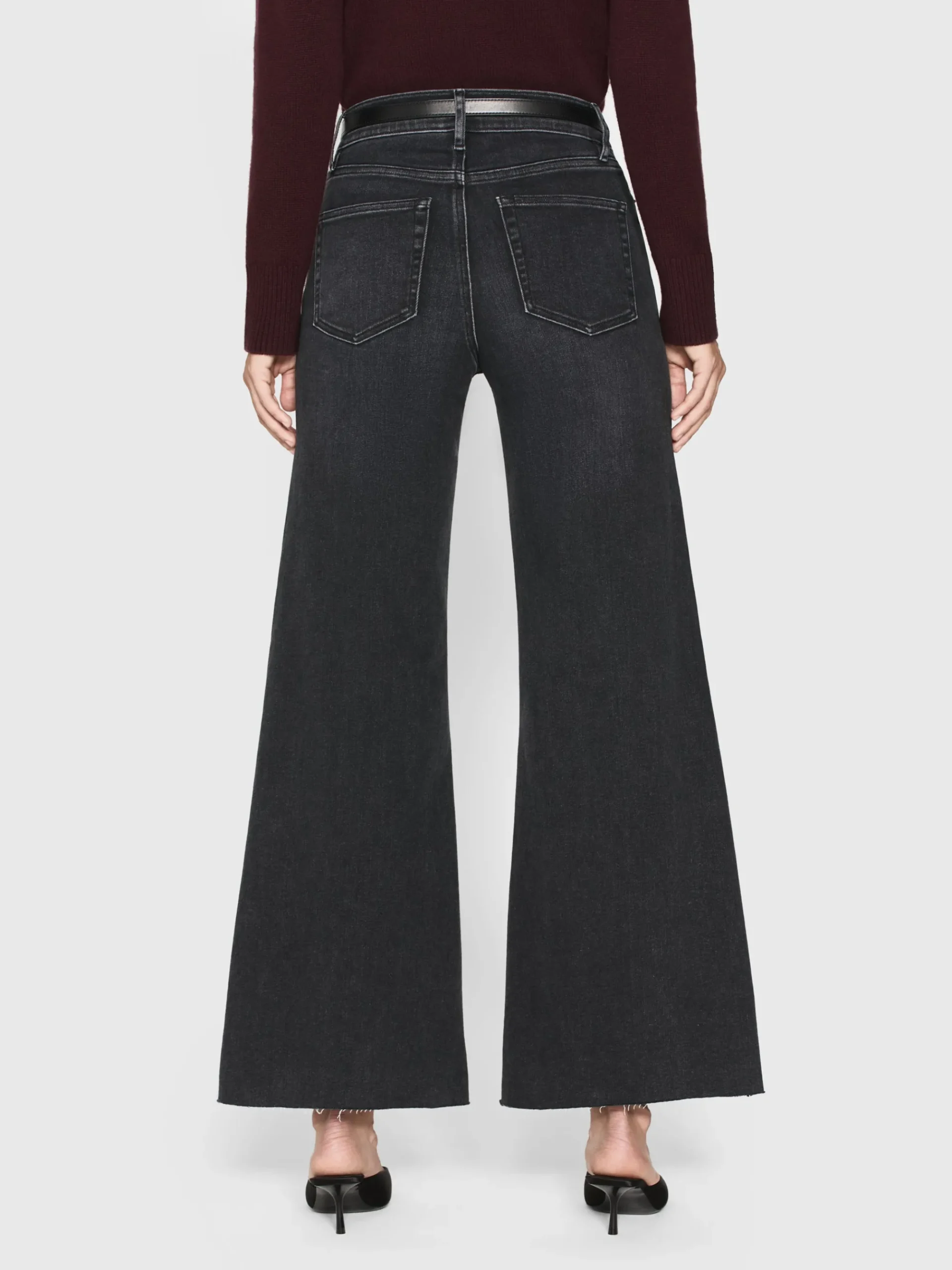 Women FRAME Le Palazzo Crop in Radio Raw After