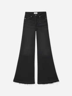 Women FRAME Le Palazzo Crop Released Hem in