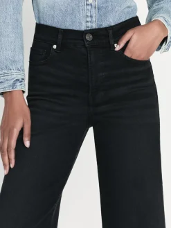 Women FRAME Le Palazzo Crop Released Hem in