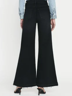 Women FRAME Le Palazzo Crop Released Hem in