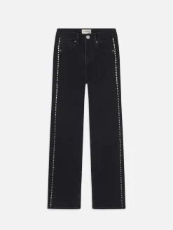 Women FRAME Le Sleek Straight Studded in