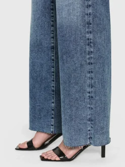 Women FRAME Le Slim Palazzo in Rowley Raw After