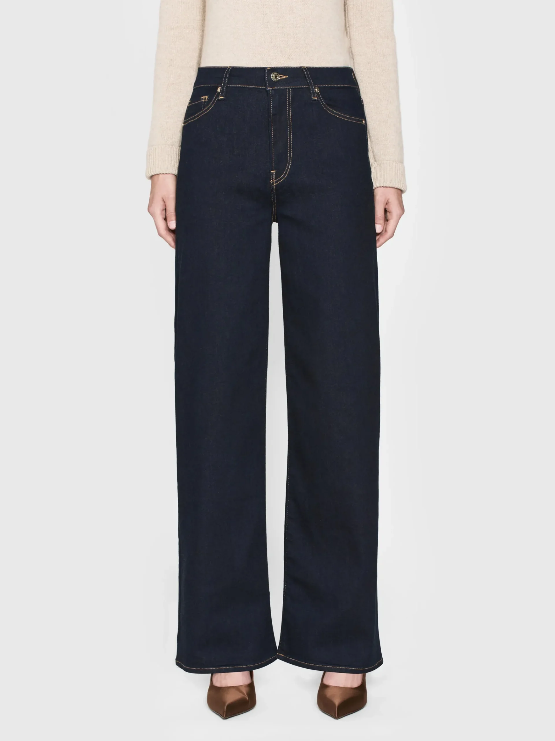 Women FRAME Le Slim Palazzo in