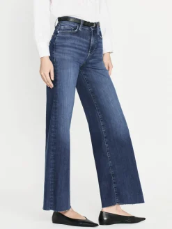 Women FRAME Le Slim Palazzo Raw After in