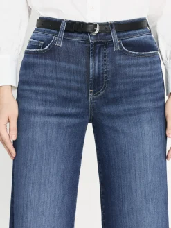 Women FRAME Le Slim Palazzo Raw After in