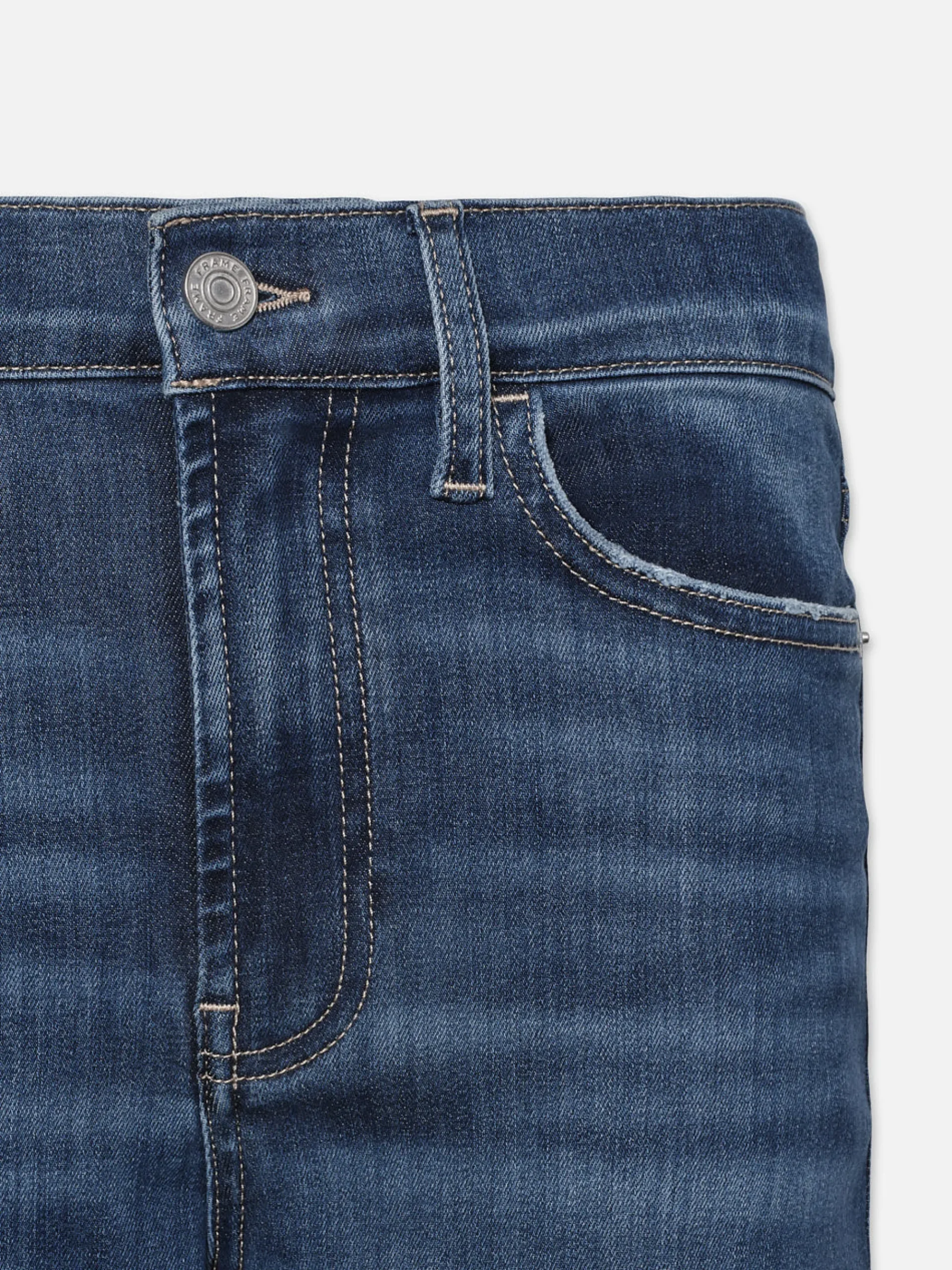 Women FRAME Le Slim Palazzo Raw After in