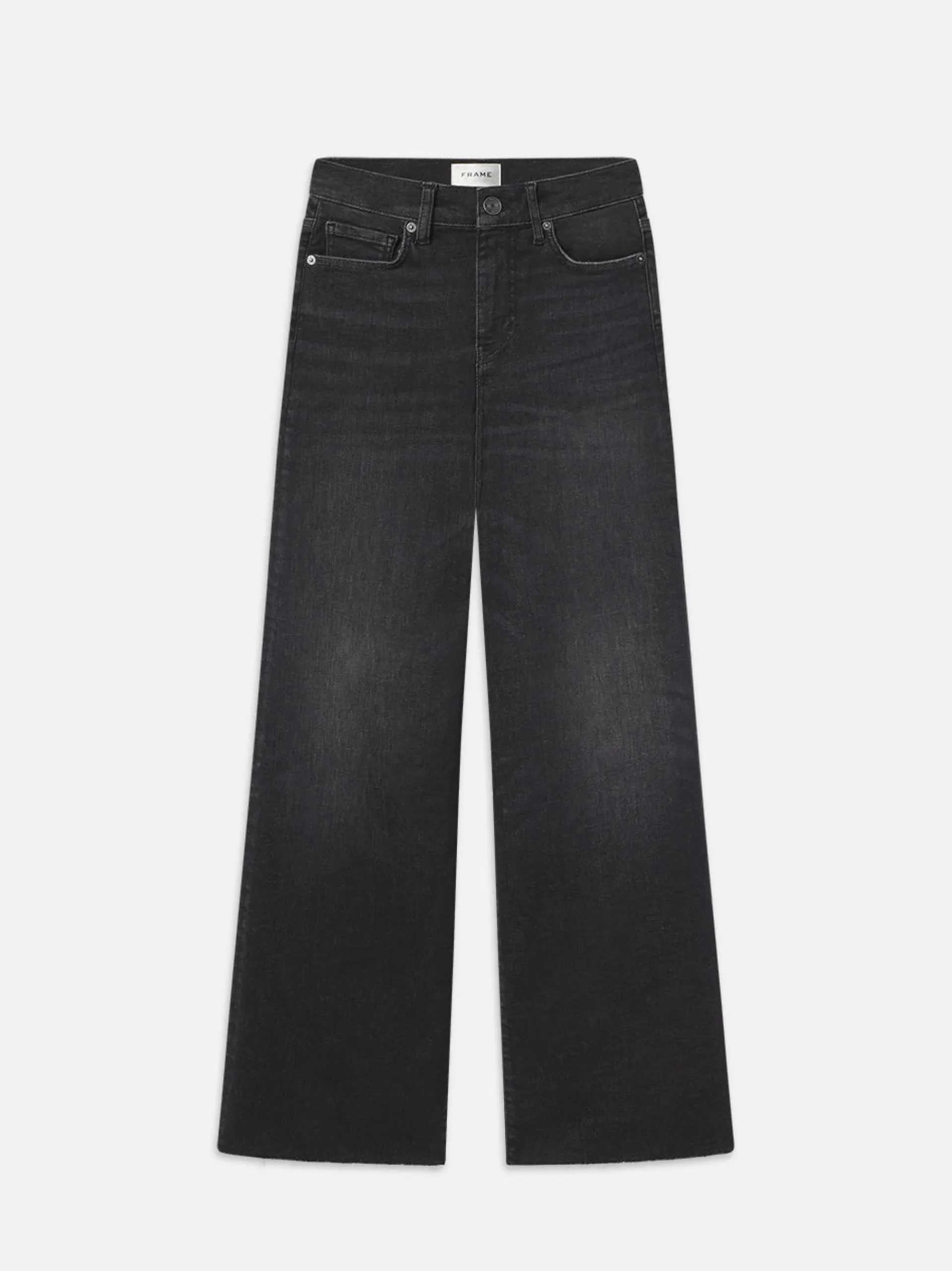 Women FRAME Le Slim Palazzo Raw Fray in