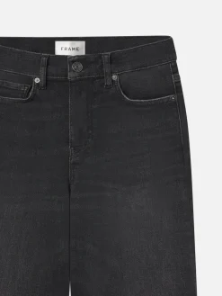 Women FRAME Le Slim Palazzo Raw Fray in