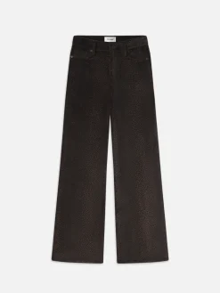 Women FRAME Le Slim Palazzo Velveteen in