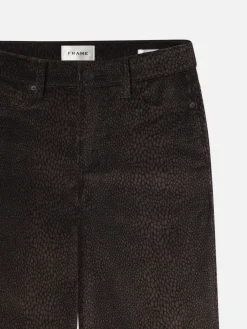 Women FRAME Le Slim Palazzo Velveteen in