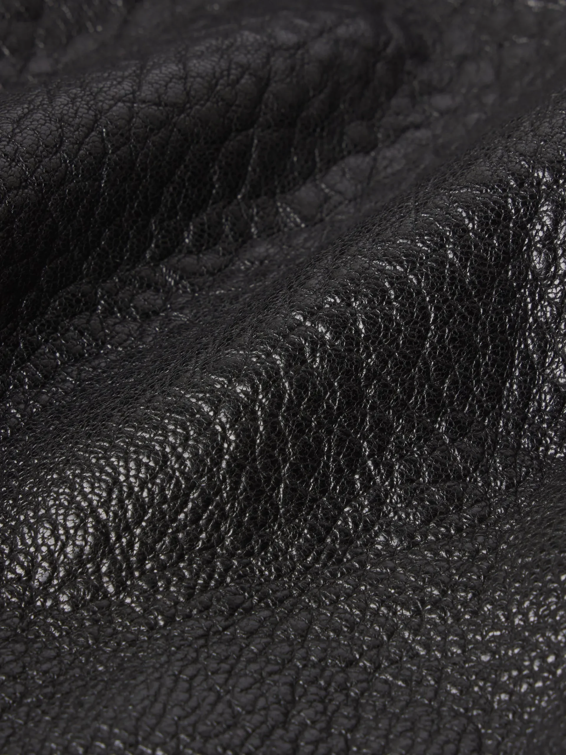 Women FRAME Leather Button Front Jacket in