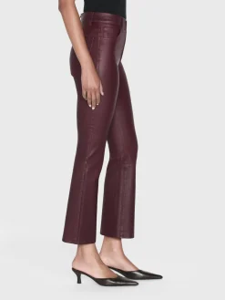 Women FRAME Leather Le Crop Mini Boot in