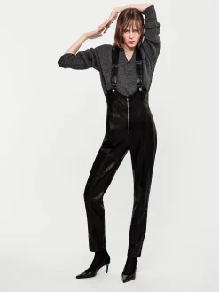 Women FRAME Leather Overall in