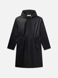 FRAME Leather Parka in