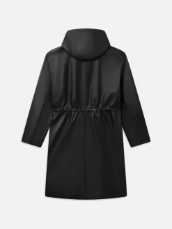 FRAME Leather Parka in