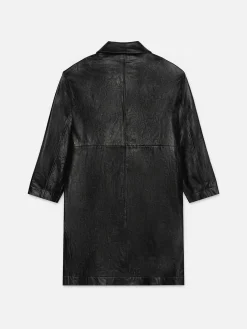 FRAME Leather Parka in