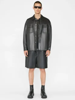 FRAME Leather Short in