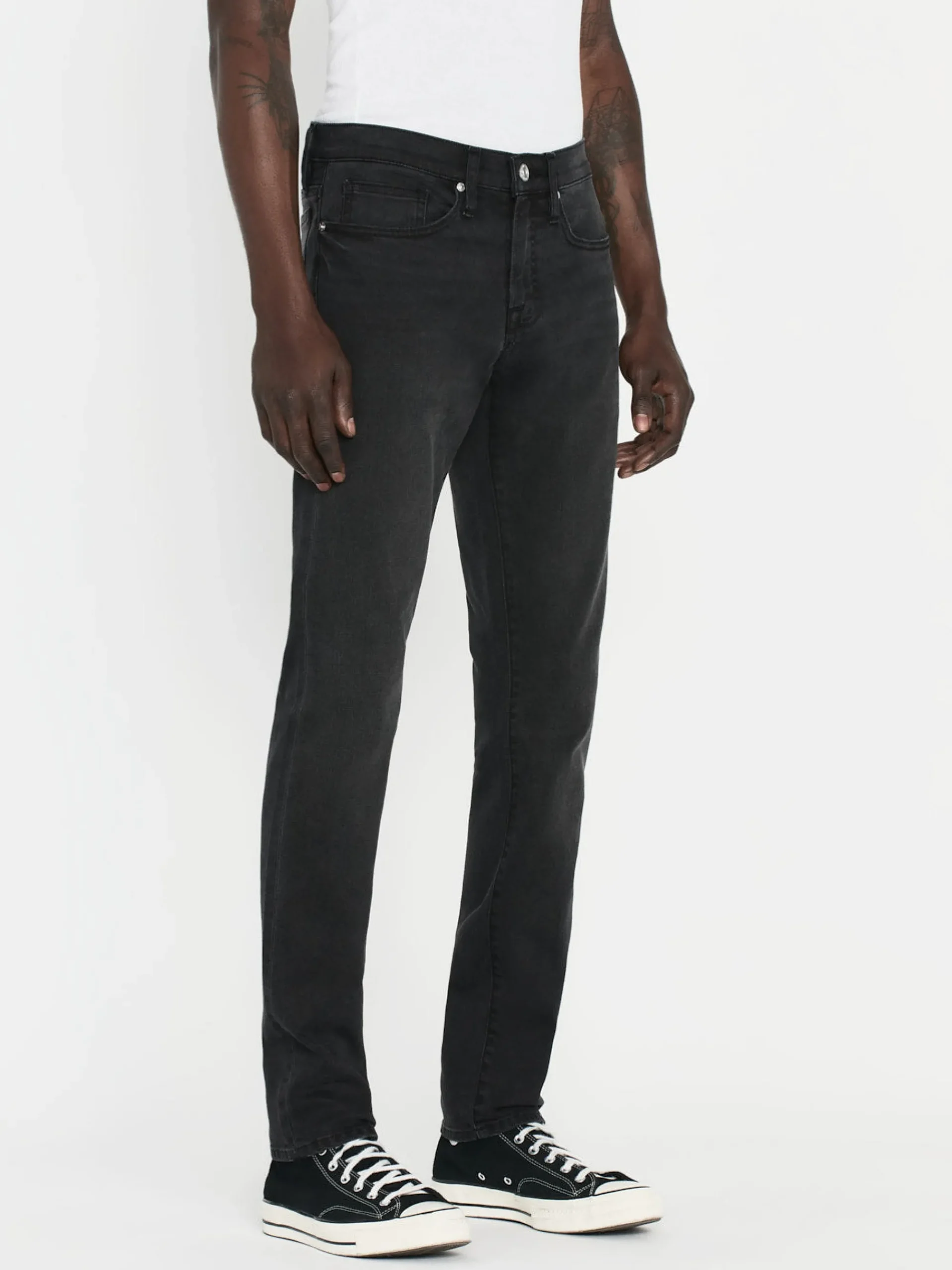 FRAME L'Homme Slim in Fade To Grey