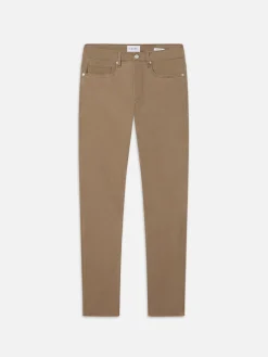 FRAME L'Homme Slim Brushed Twill in Dark Khaki