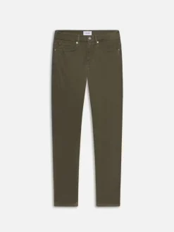 FRAME L'Homme Slim Brushed Twill in Dark Olive