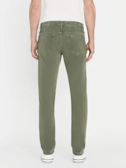 FRAME L'Homme Slim Brushed Twill in Washed Military
