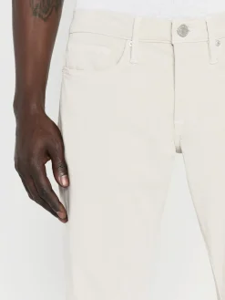 FRAME L'Homme Slim Brushed Twill in Milk Beige
