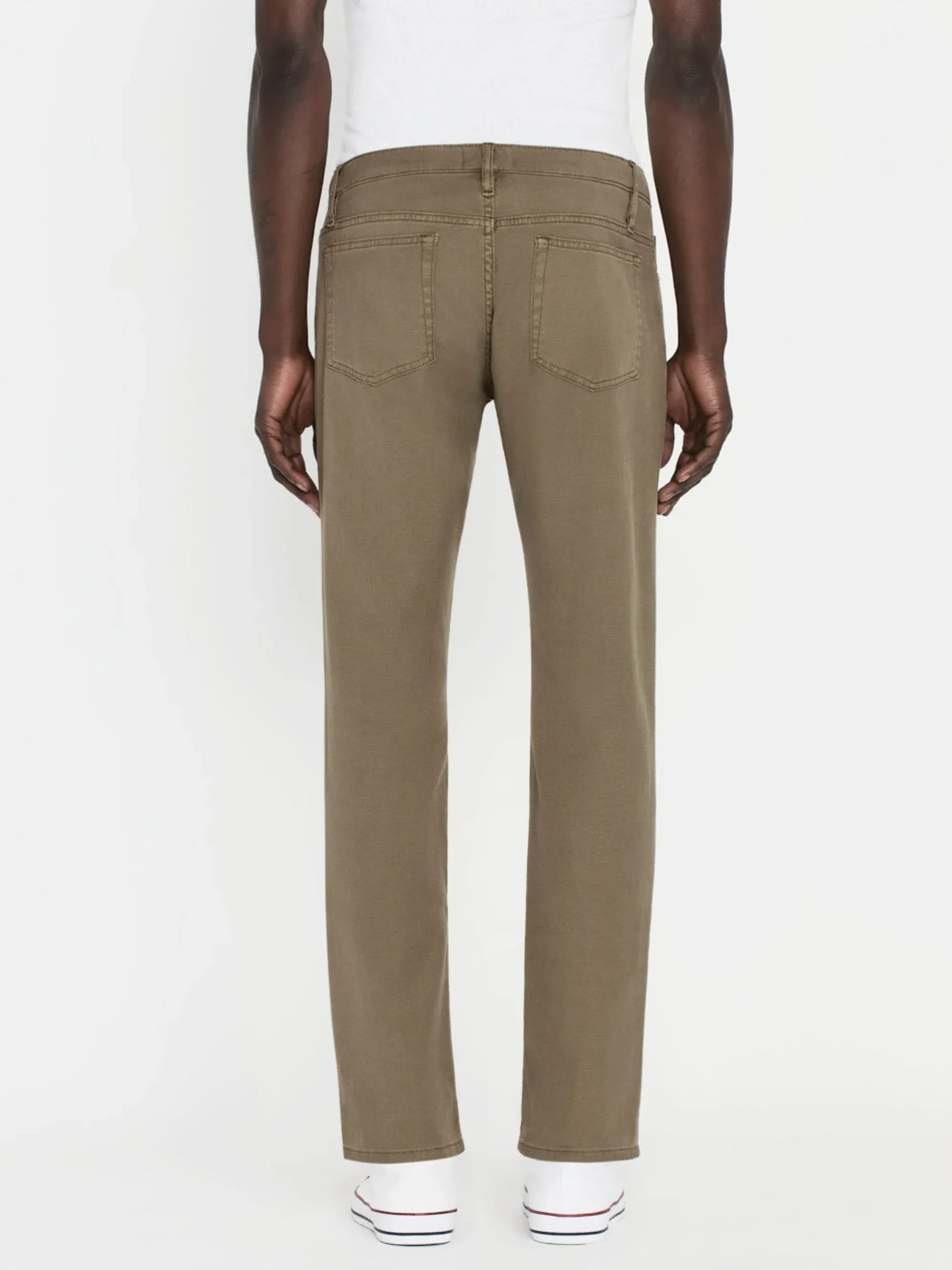 FRAME L'Homme Slim Lightweight Twill in Garage Dry Sage